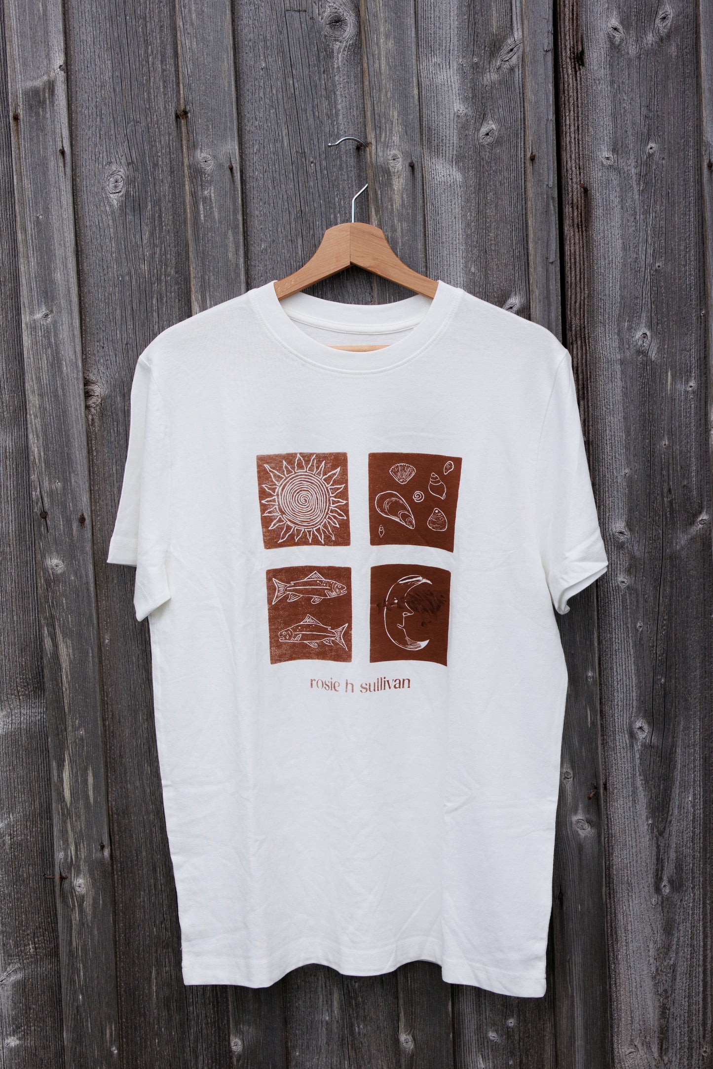 Cotton Tee (handprinted)