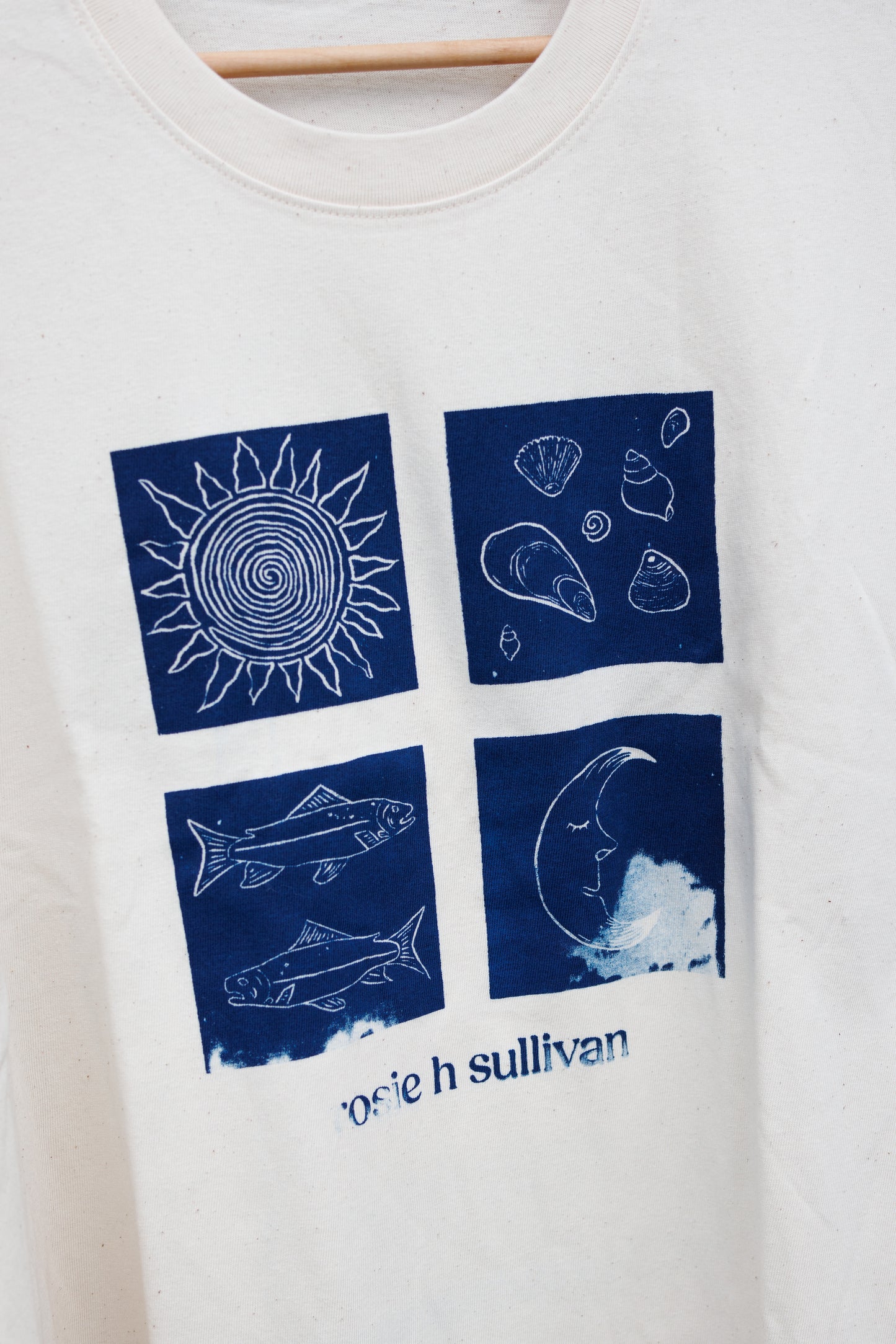 Cotton Tee (handprinted)